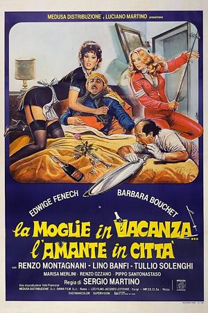 Affiche pour La moglie in vacanza... l'amante in città (1980)